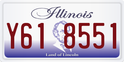 IL license plate Y618551