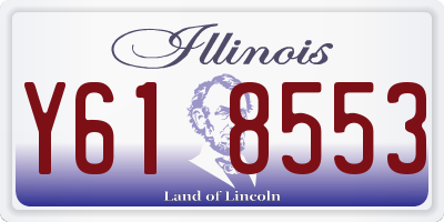 IL license plate Y618553