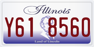 IL license plate Y618560