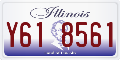 IL license plate Y618561
