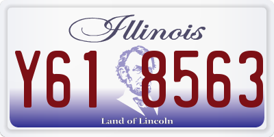 IL license plate Y618563