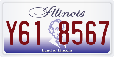 IL license plate Y618567