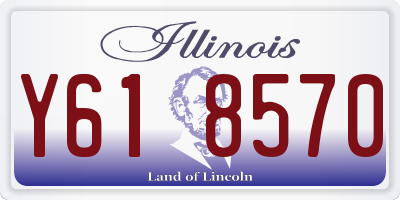 IL license plate Y618570