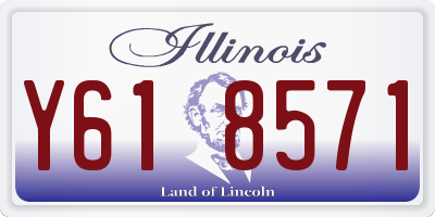 IL license plate Y618571