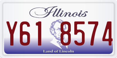 IL license plate Y618574