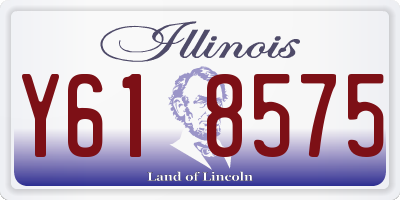 IL license plate Y618575