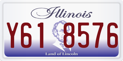 IL license plate Y618576