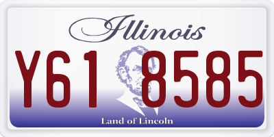 IL license plate Y618585