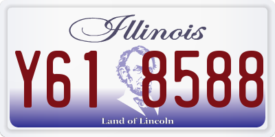 IL license plate Y618588