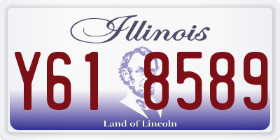 IL license plate Y618589