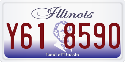 IL license plate Y618590