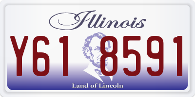IL license plate Y618591