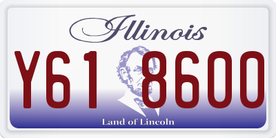 IL license plate Y618600