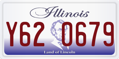 IL license plate Y620679