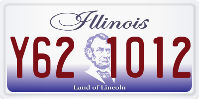IL license plate Y621012