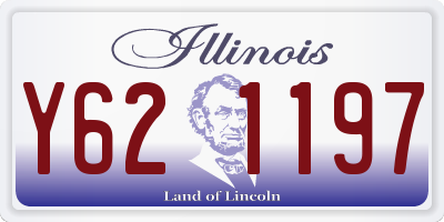 IL license plate Y621197