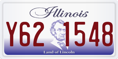 IL license plate Y621548