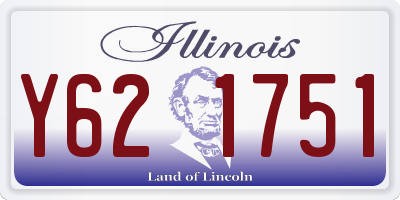 IL license plate Y621751