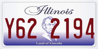 IL license plate Y622194