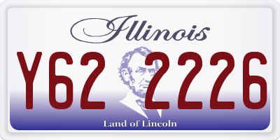 IL license plate Y622226