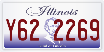 IL license plate Y622269