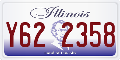 IL license plate Y622358