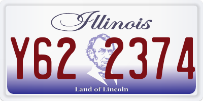 IL license plate Y622374