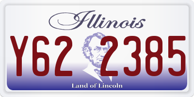 IL license plate Y622385