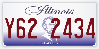 IL license plate Y622434
