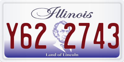 IL license plate Y622743