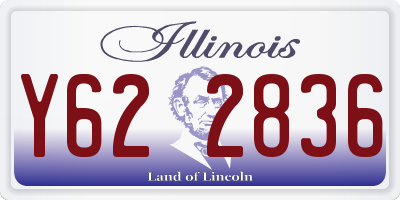 IL license plate Y622836