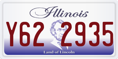 IL license plate Y622935
