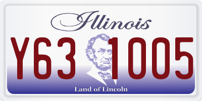 IL license plate Y631005
