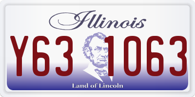 IL license plate Y631063