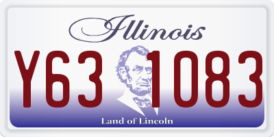 IL license plate Y631083
