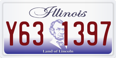IL license plate Y631397