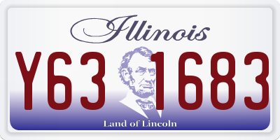 IL license plate Y631683