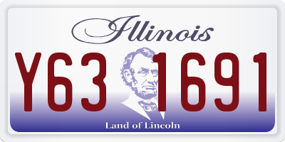 IL license plate Y631691