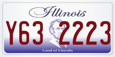 IL license plate Y632223