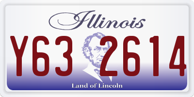 IL license plate Y632614