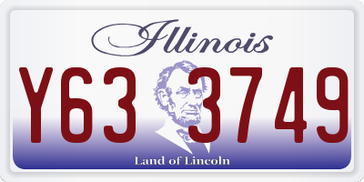 IL license plate Y633749