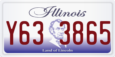 IL license plate Y633865
