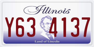 IL license plate Y634137