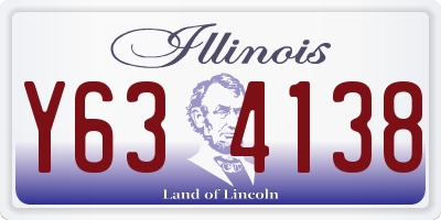 IL license plate Y634138