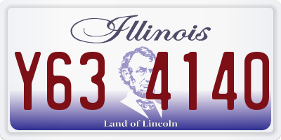 IL license plate Y634140