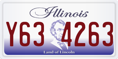 IL license plate Y634263