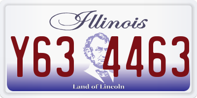 IL license plate Y634463
