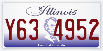 IL license plate Y634952