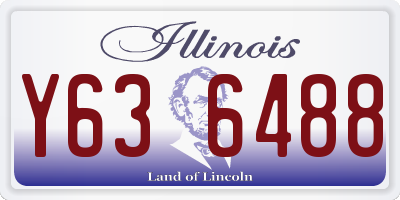 IL license plate Y636488