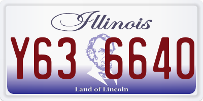 IL license plate Y636640